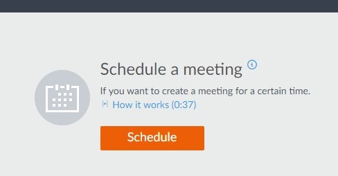 schedule a meeting